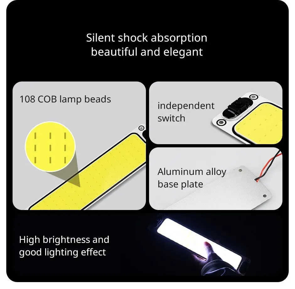 12 24v Led Car Reading Light with on off Switch for Van Lorry Truck Camper Boat