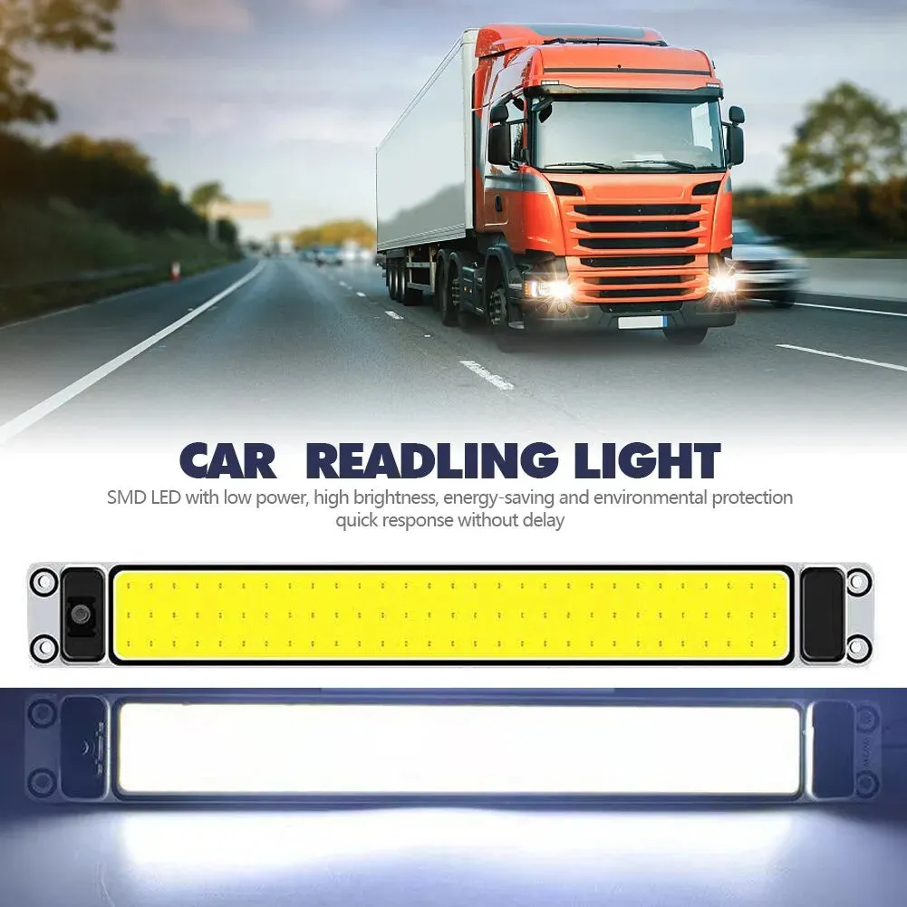 12 24v Led Car Reading Light with on off Switch for Van Lorry Truck Camper Boat
