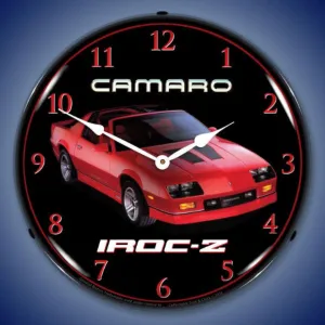 1987 Camaro IROC-Z Lighted Clock