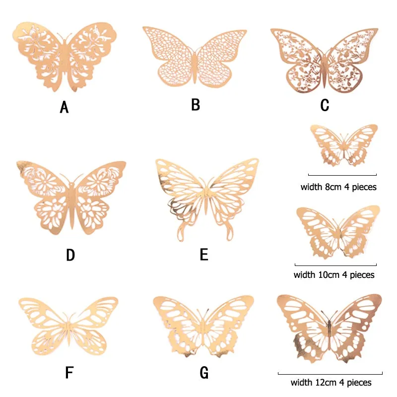 3D Butterfly Wall Decor
