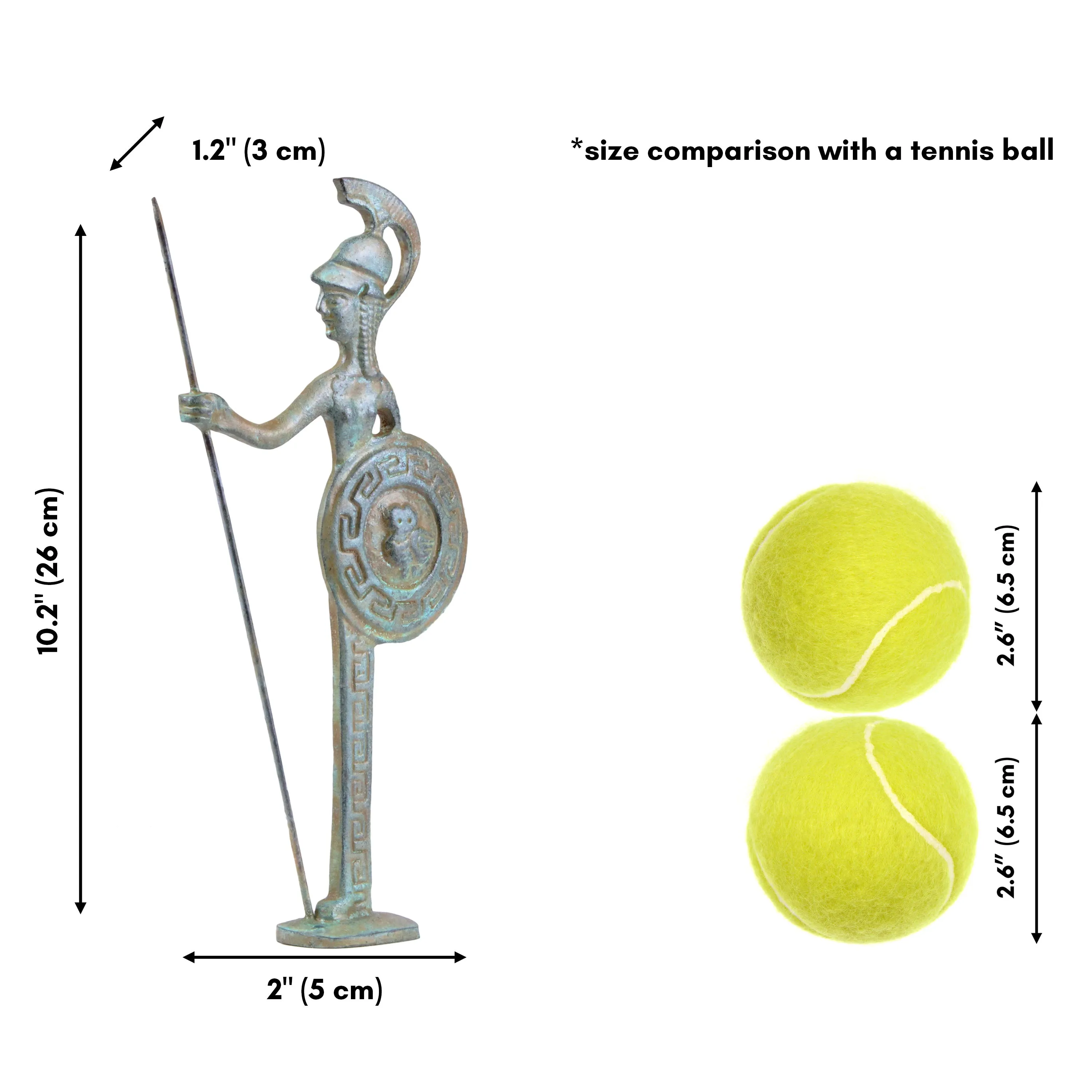Athena Bronze Statue (Small)