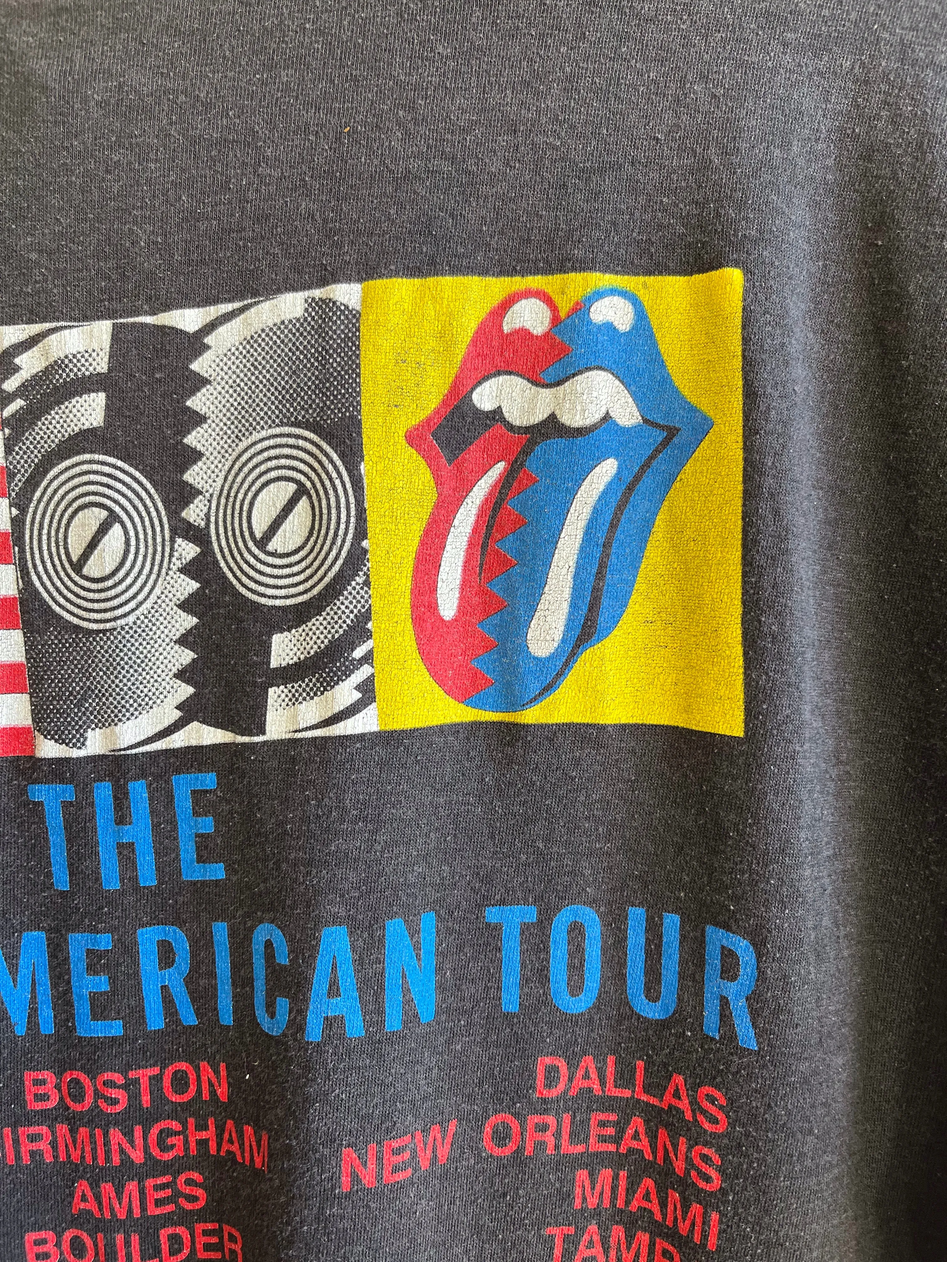 Authentic Vintage Rolling Stones 1989 Tour T-Shirt