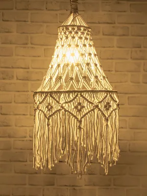Bella Macrame Lamp Shade