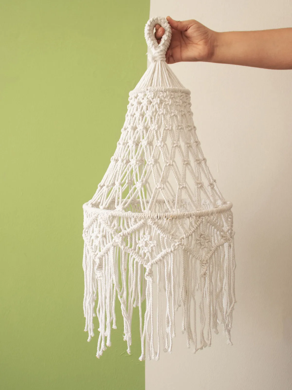 Bella Macrame Lamp Shade