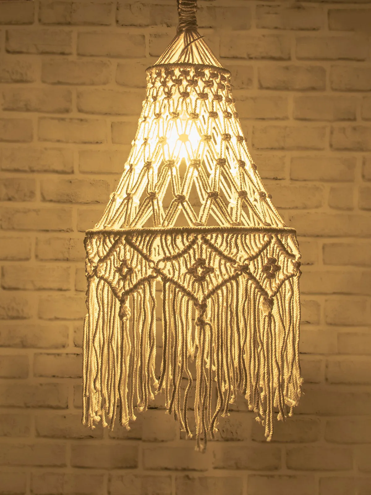 Bella Macrame Lamp Shade