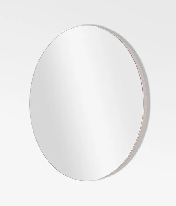 Birch Round Frameless Mirrors