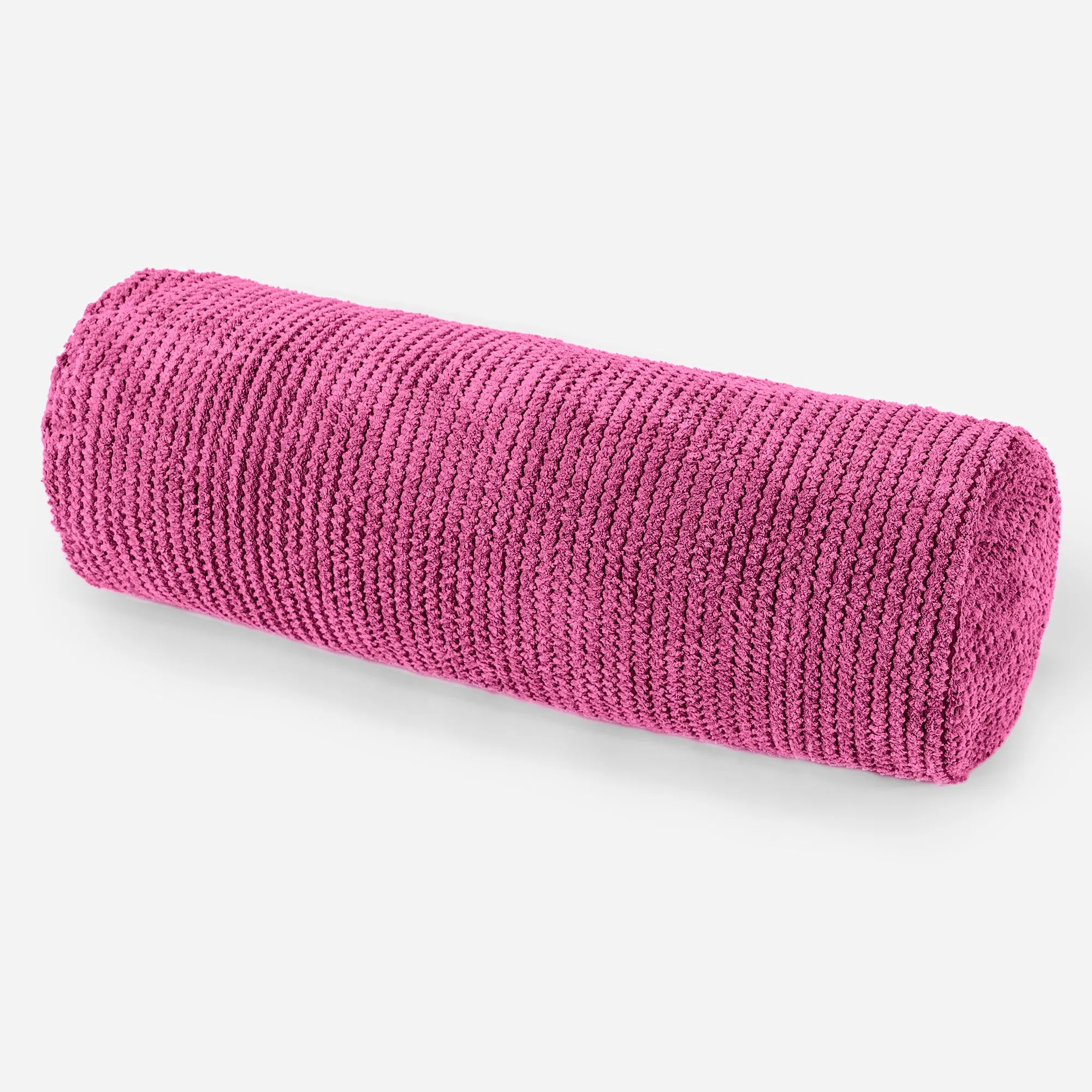 Bolster Scatter Cushion Cover 20 x 55cm - Pom Pom Pink