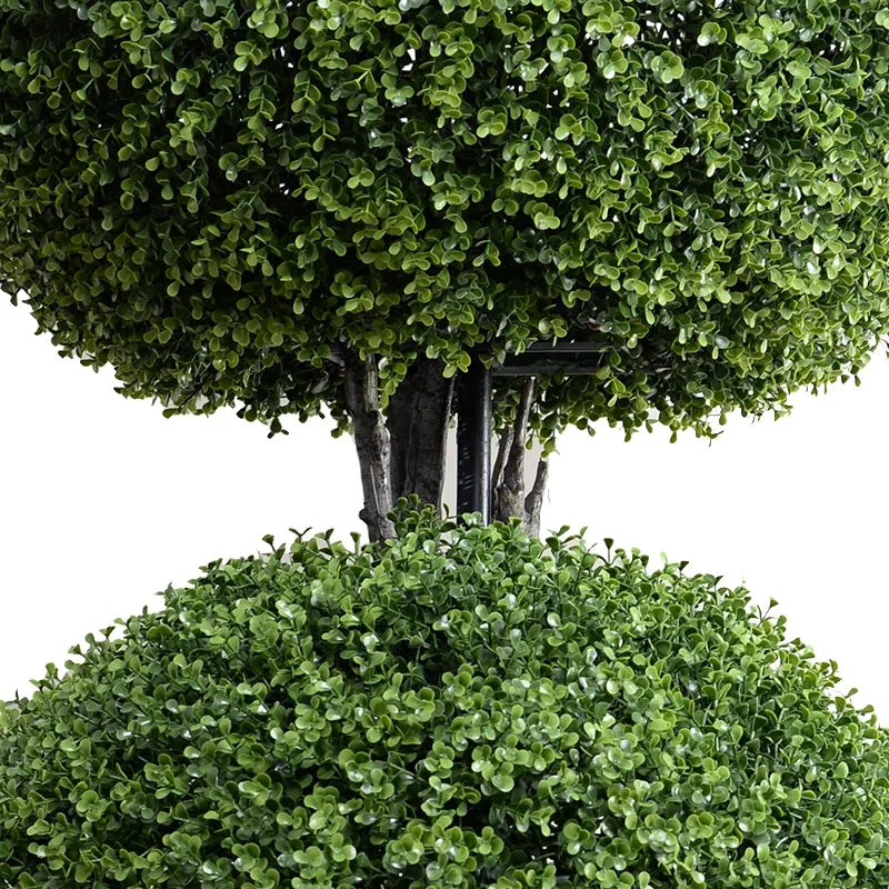 Boxwood Ball Double Topiary 62"H