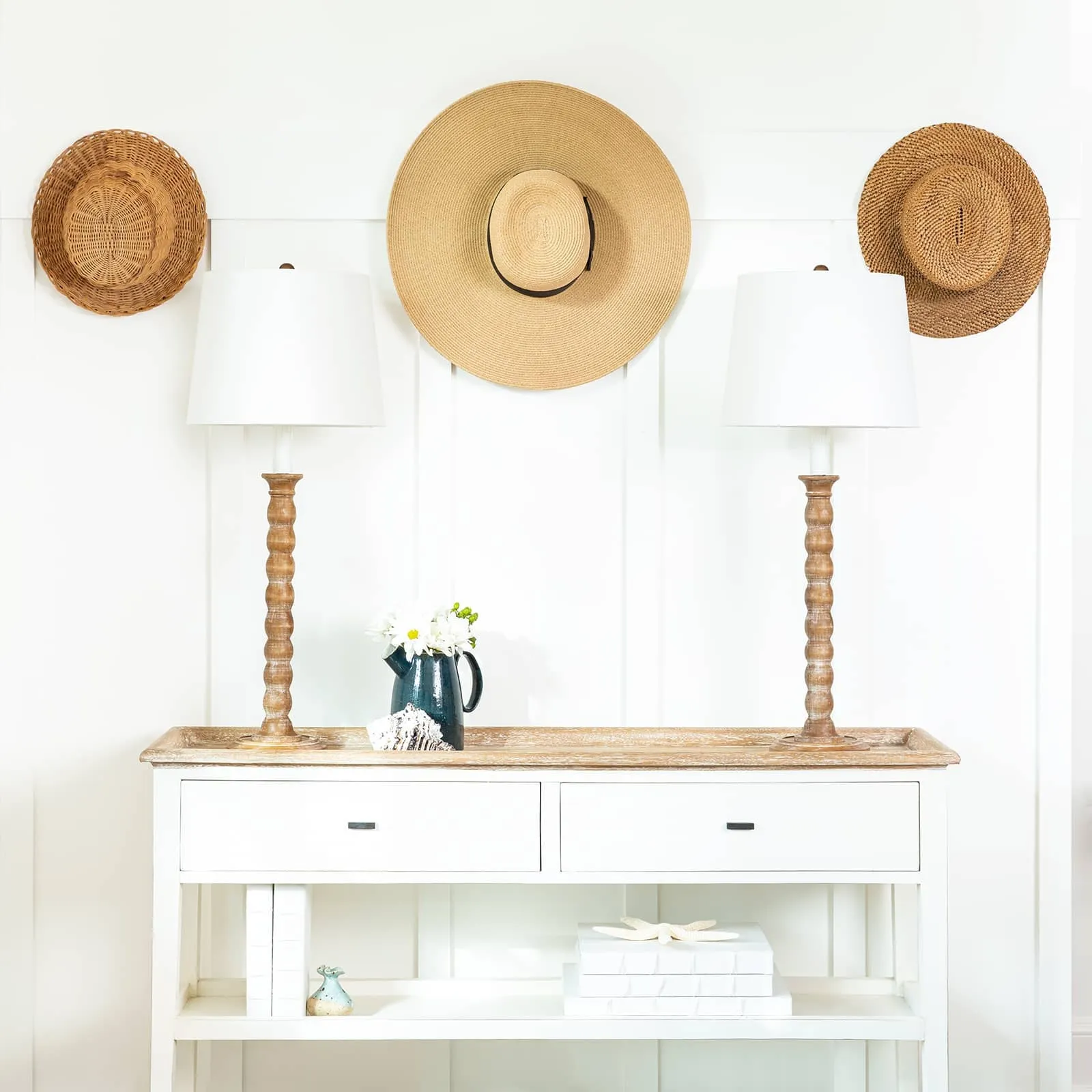Coastal Living Perennial Buffet Lamp White