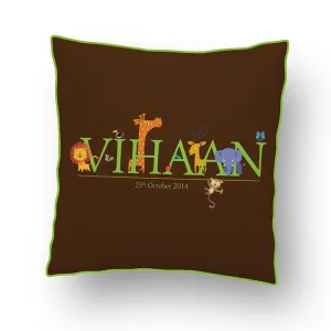 Cushion Cover <br> Animal Letter