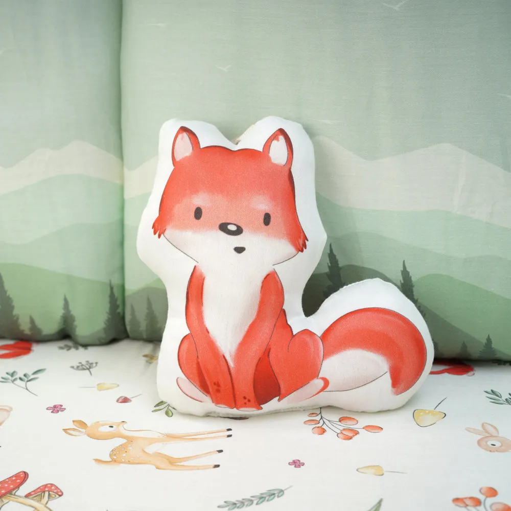 Fancy Fluff Organic Shape cushion - Woodland