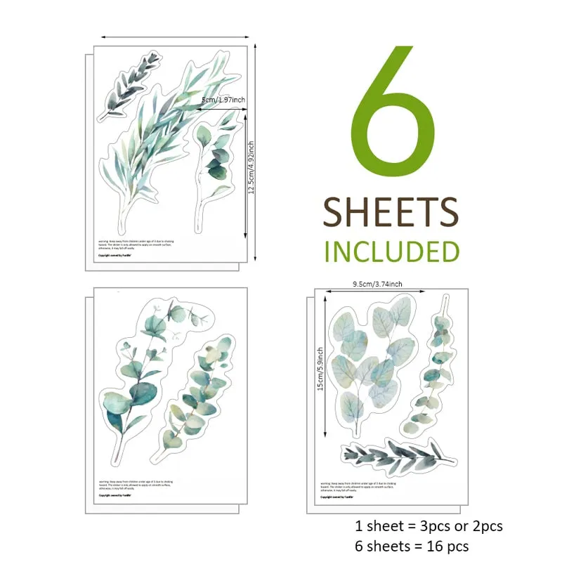 Green Plants Wall Sticker