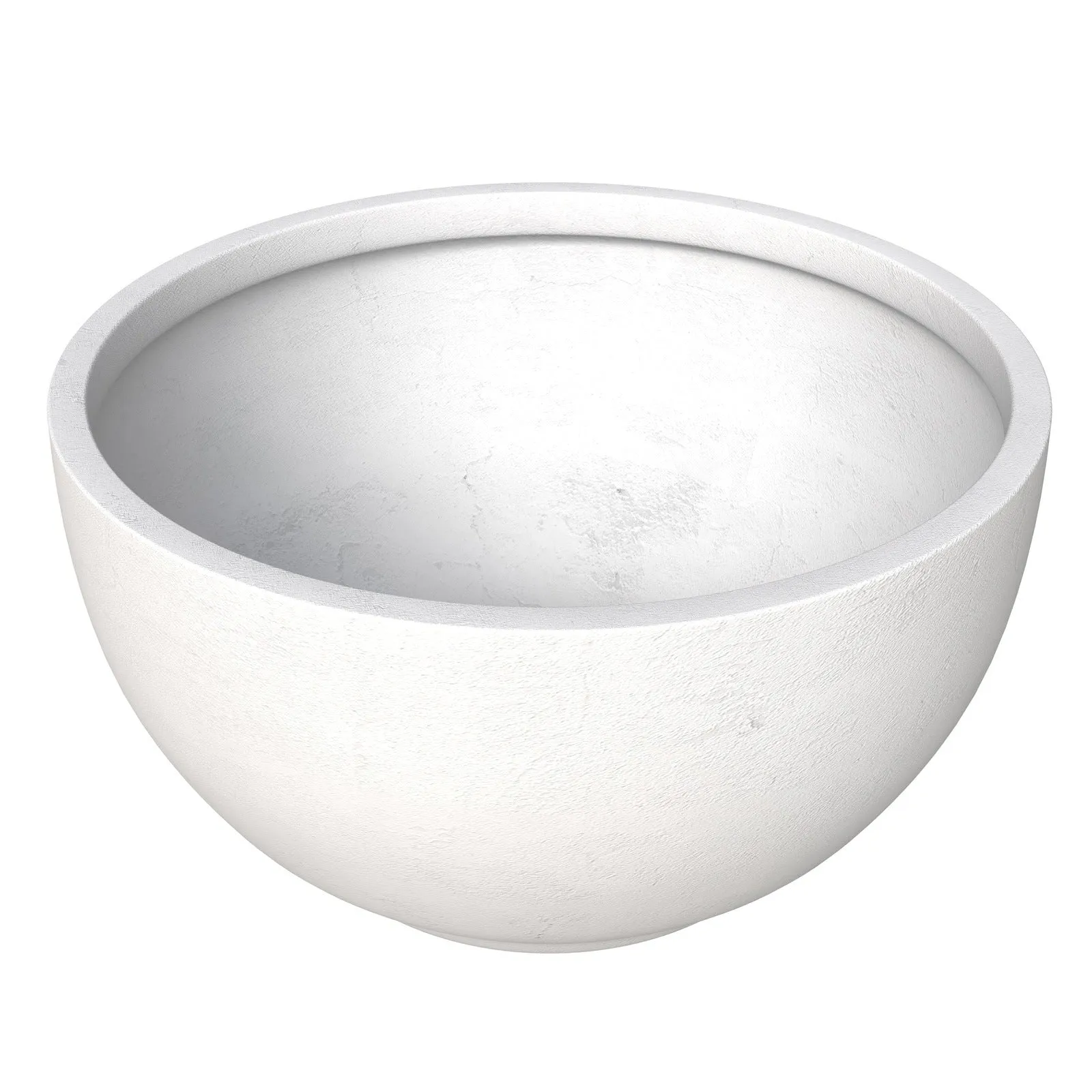 Grove Modern 3-Piece Round Planter Set in Fiberstone Weather Resistant Design