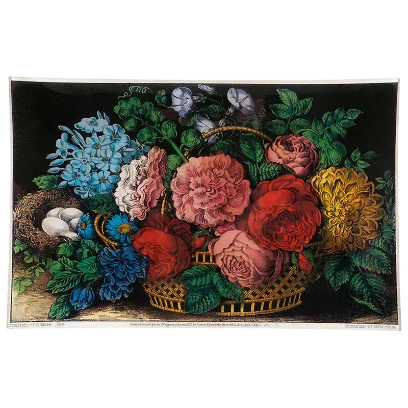 John Derian 'A Choice Bouquet' 9 x 14" Tray