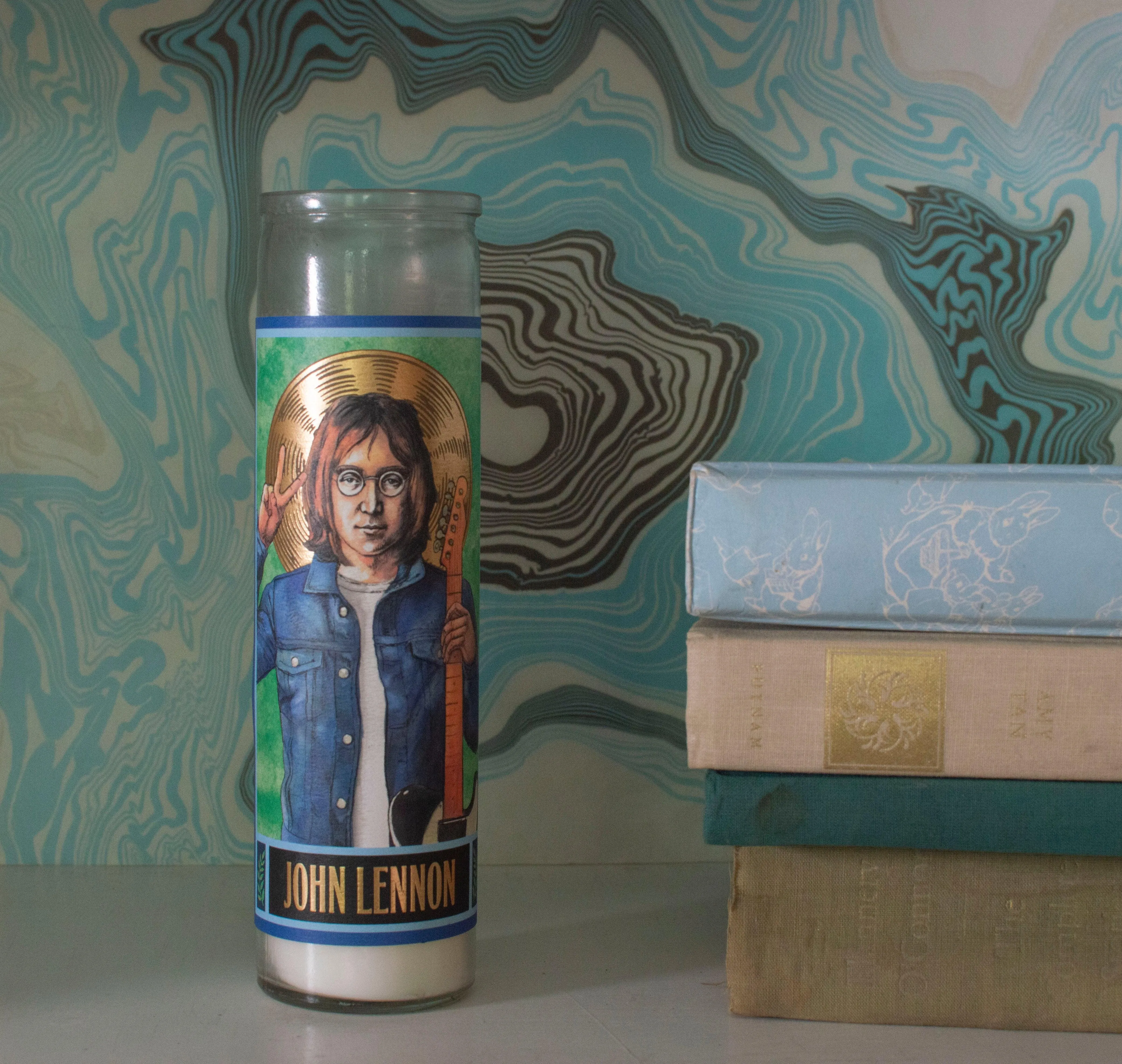 John Lennon Secular Saint Candle