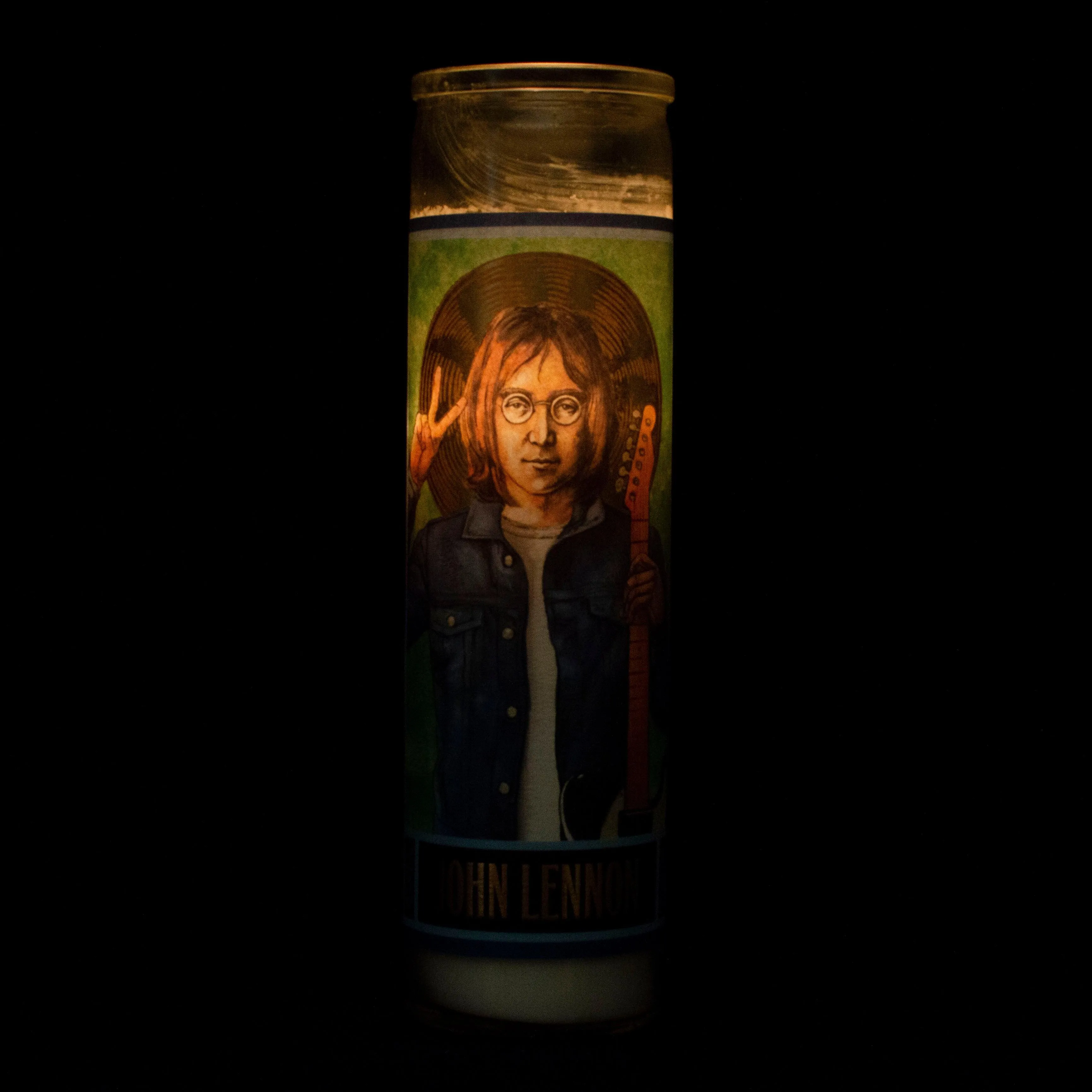 John Lennon Secular Saint Candle