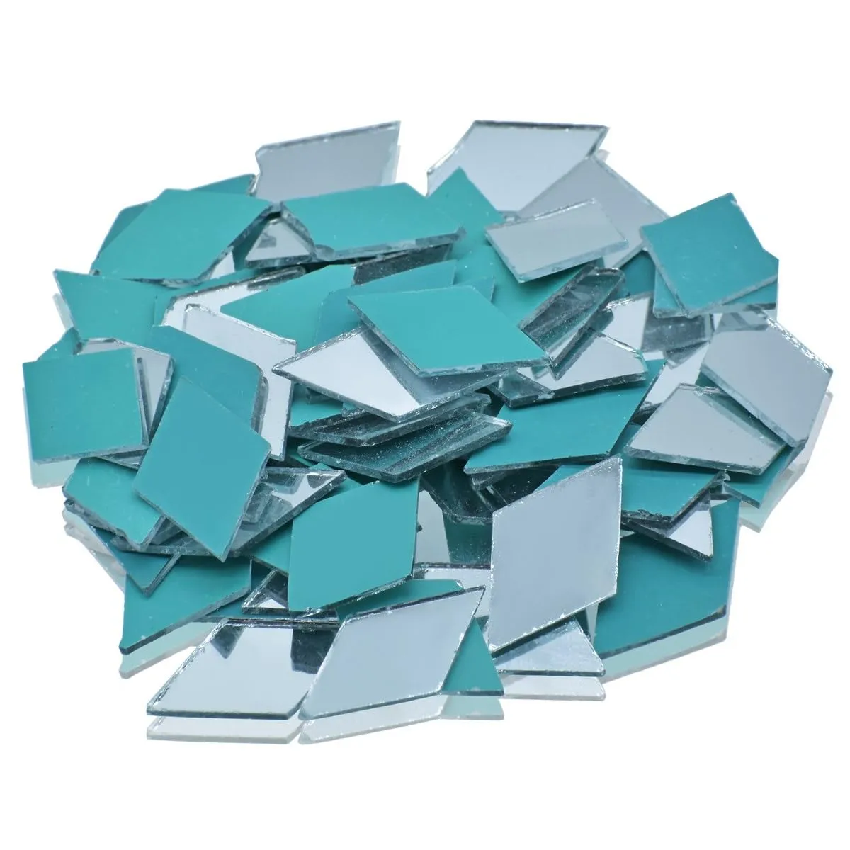 Kreative Kraft Mirror for Lippan Art 50G Rhombus Shape Big 26 No (2 Packets)