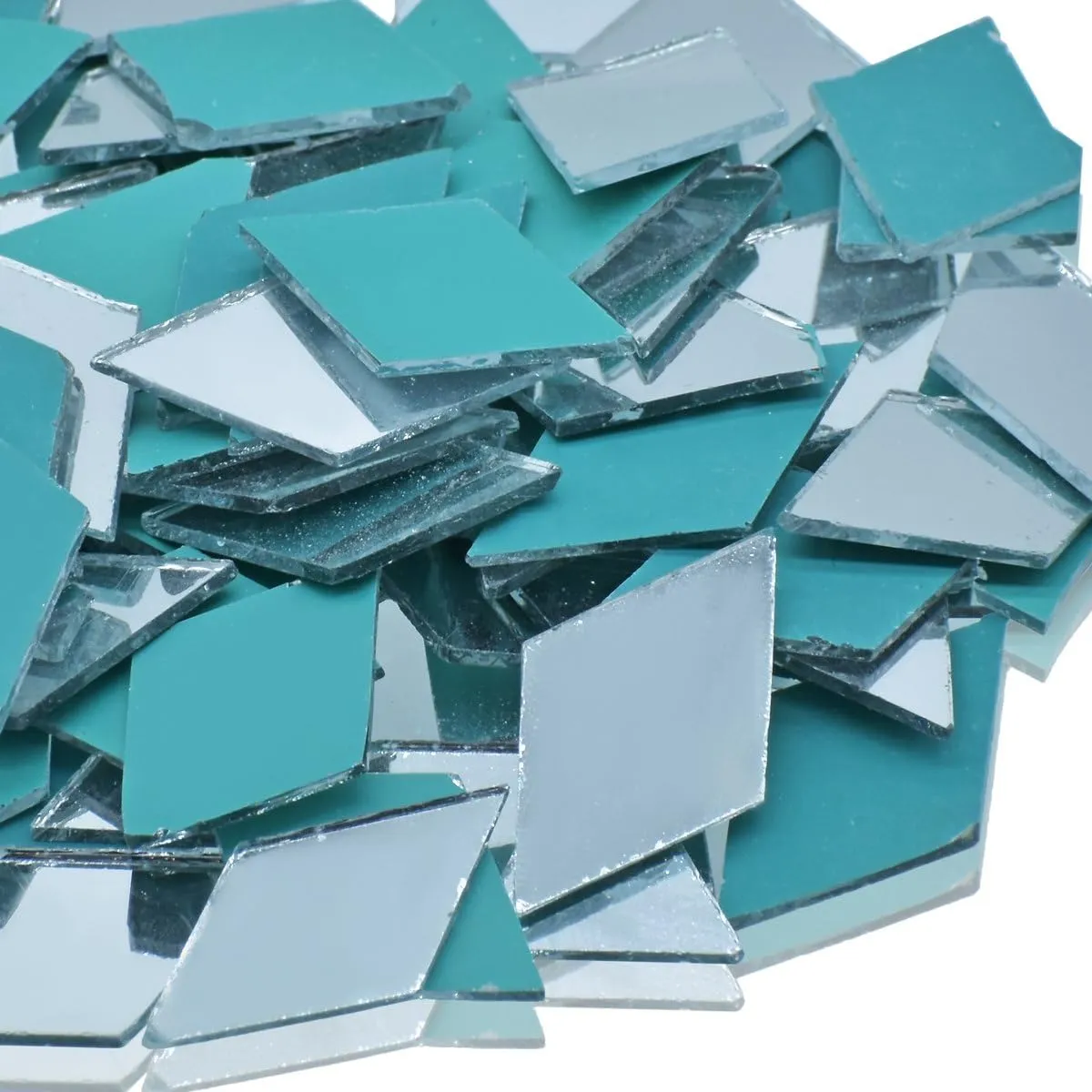 Kreative Kraft Mirror for Lippan Art 50G Rhombus Shape Big 26 No (2 Packets)