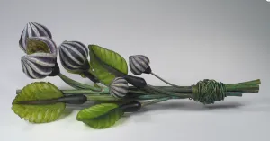 Large Table or Wall Purple Seed Pod