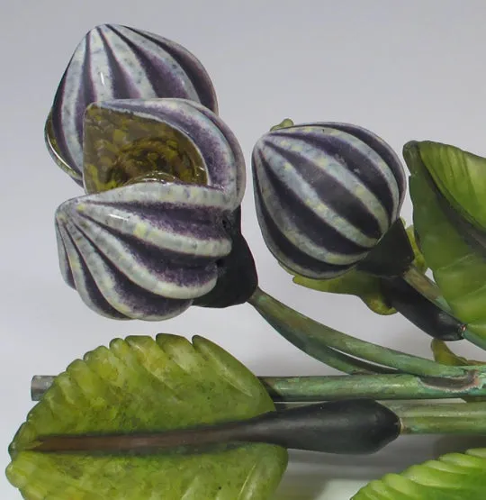 Large Table or Wall Purple Seed Pod