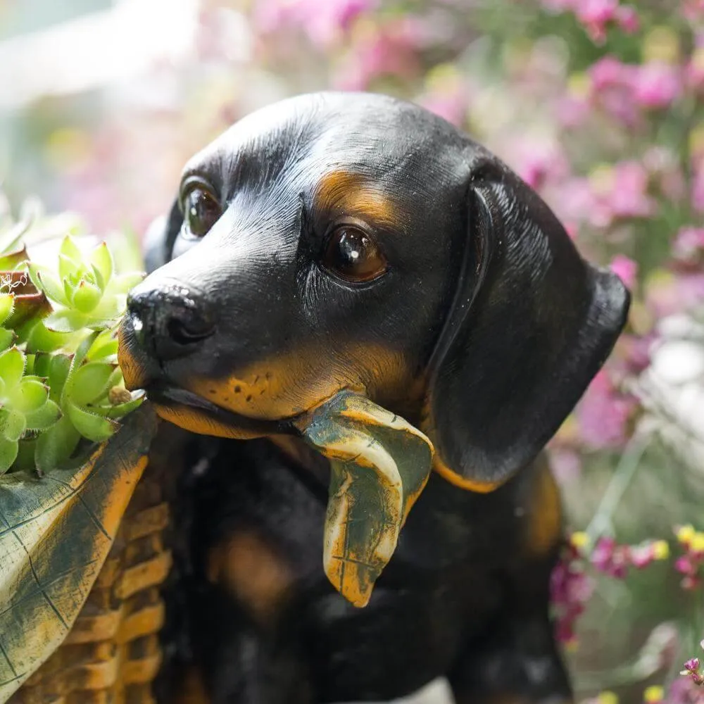 Lovely Shepherd Decorative Flower Pot