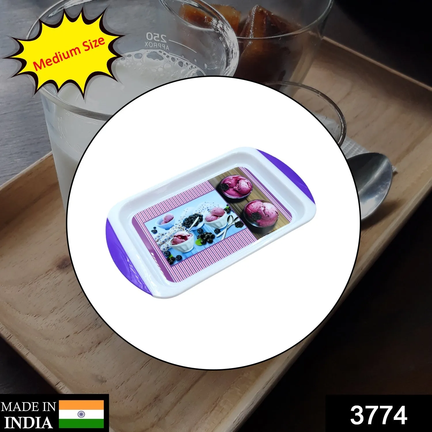 Medium Plastic Tray for Kitchen and General Purpose