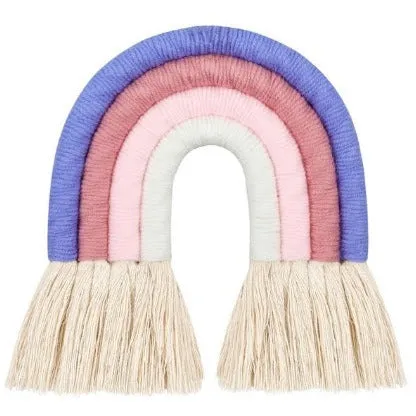 Nordic Hand-woven Rainbow Wall Decor