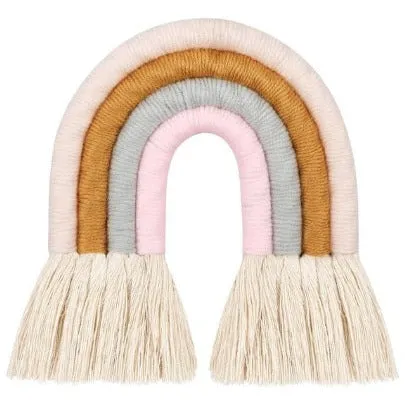 Nordic Hand-woven Rainbow Wall Decor