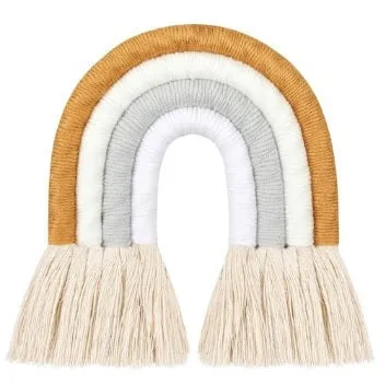Nordic Hand-woven Rainbow Wall Decor