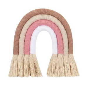 Nordic Hand-woven Rainbow Wall Decor