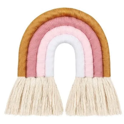 Nordic Hand-woven Rainbow Wall Decor