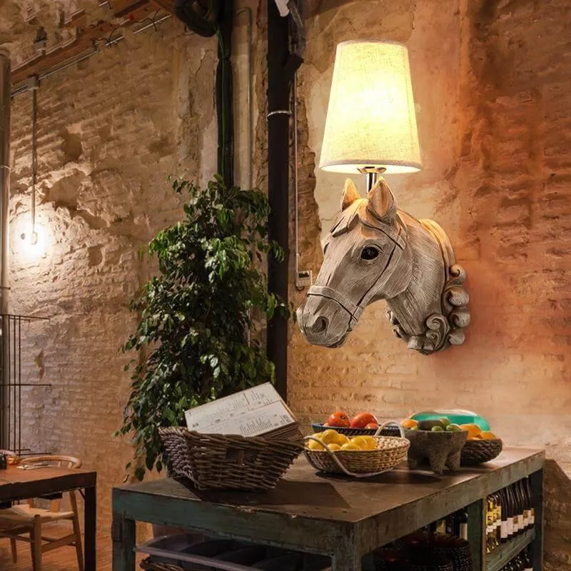 Nordic Horse Wall Lamp