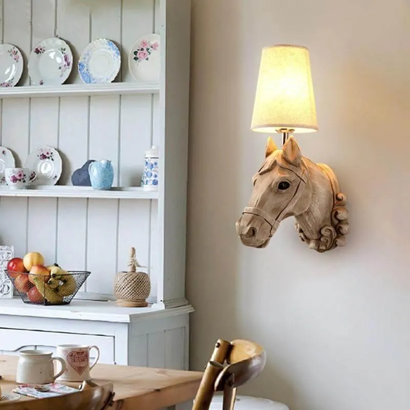Nordic Horse Wall Lamp
