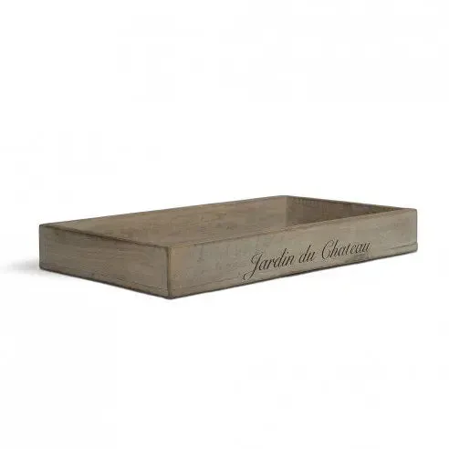 Paris White Distress Tray