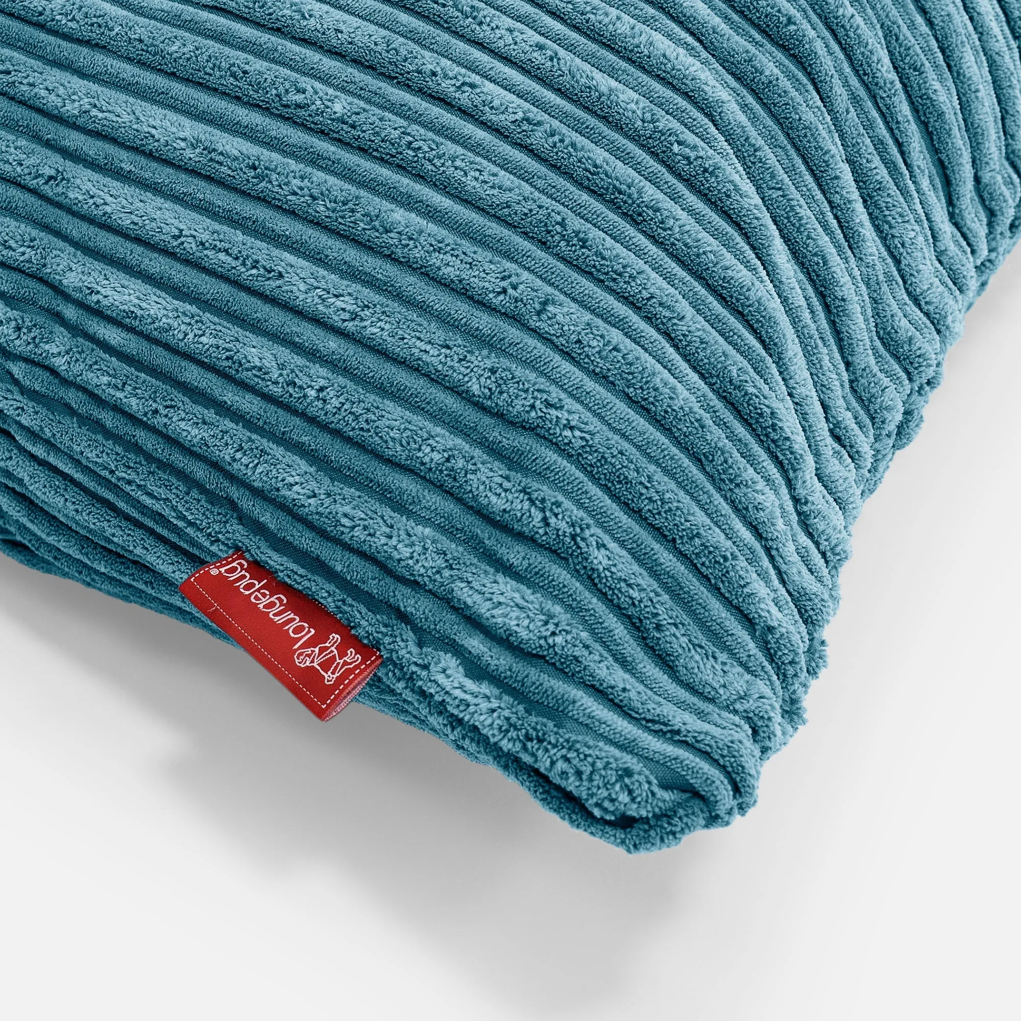 Rectangular Scatter Cushion Cover 35 x 50cm - Cord Aegean Blue