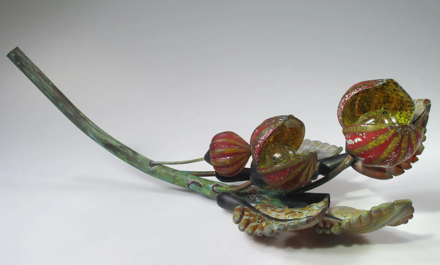 Red Tabletop Seed Pods