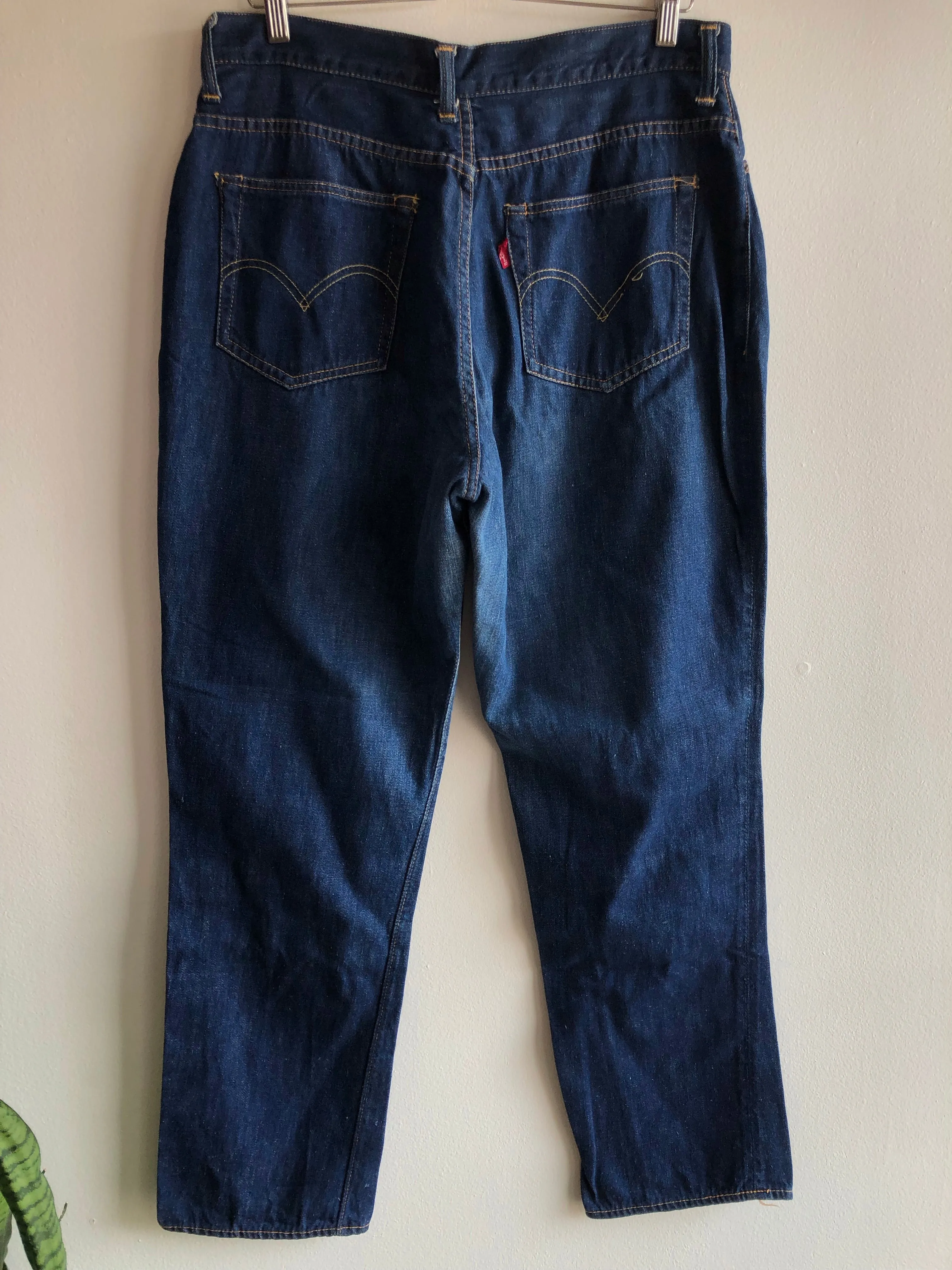 Reserve for Sarah Vintage 1950s Levis Big E 701 Hidden Rivet Denim Jeans