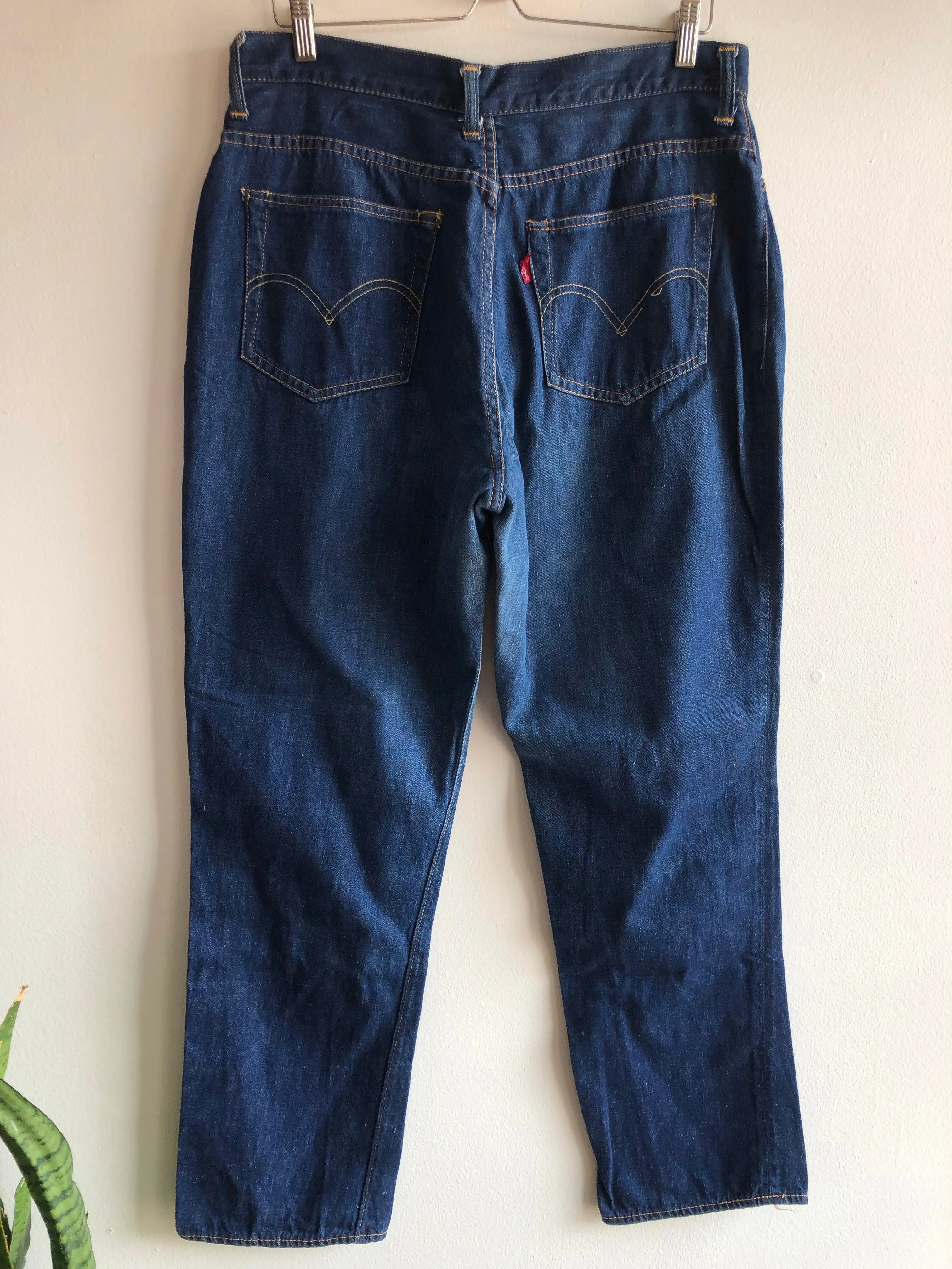 Reserve for Sarah Vintage 1950s Levis Big E 701 Hidden Rivet Denim Jeans