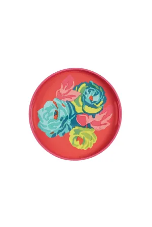 Round Nizam Tray in Geranium