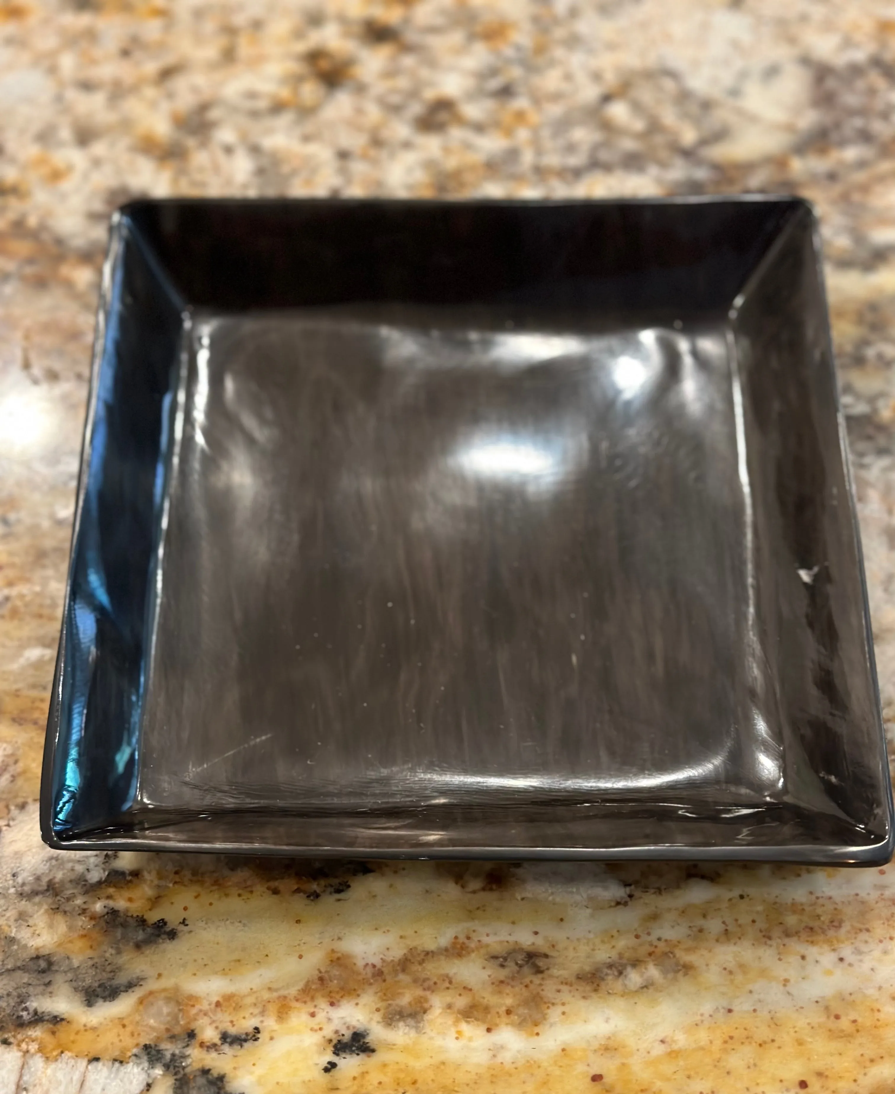 Square Ankole Cow Horn Decorative Tray