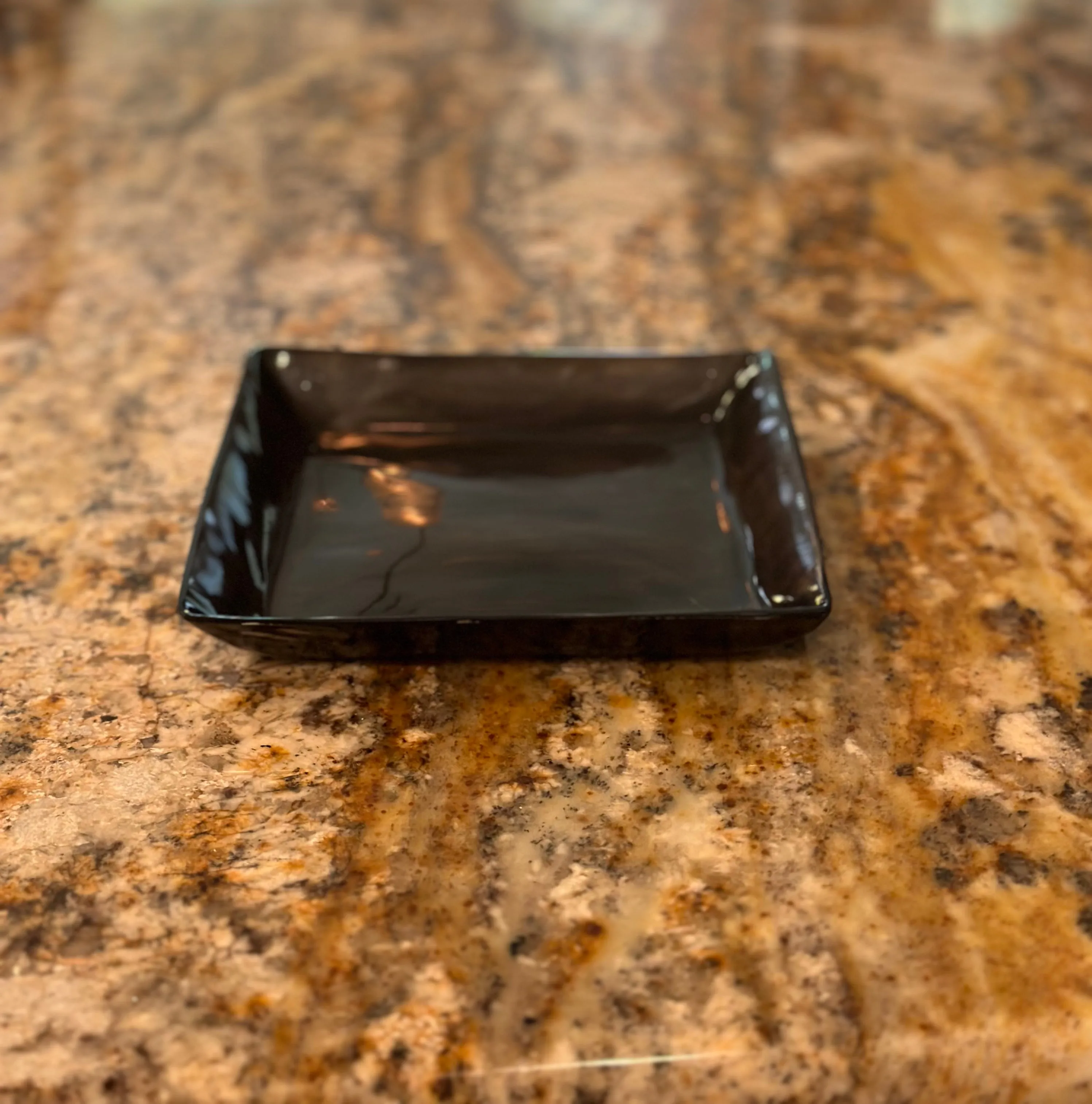 Square Ankole Cow Horn Decorative Tray