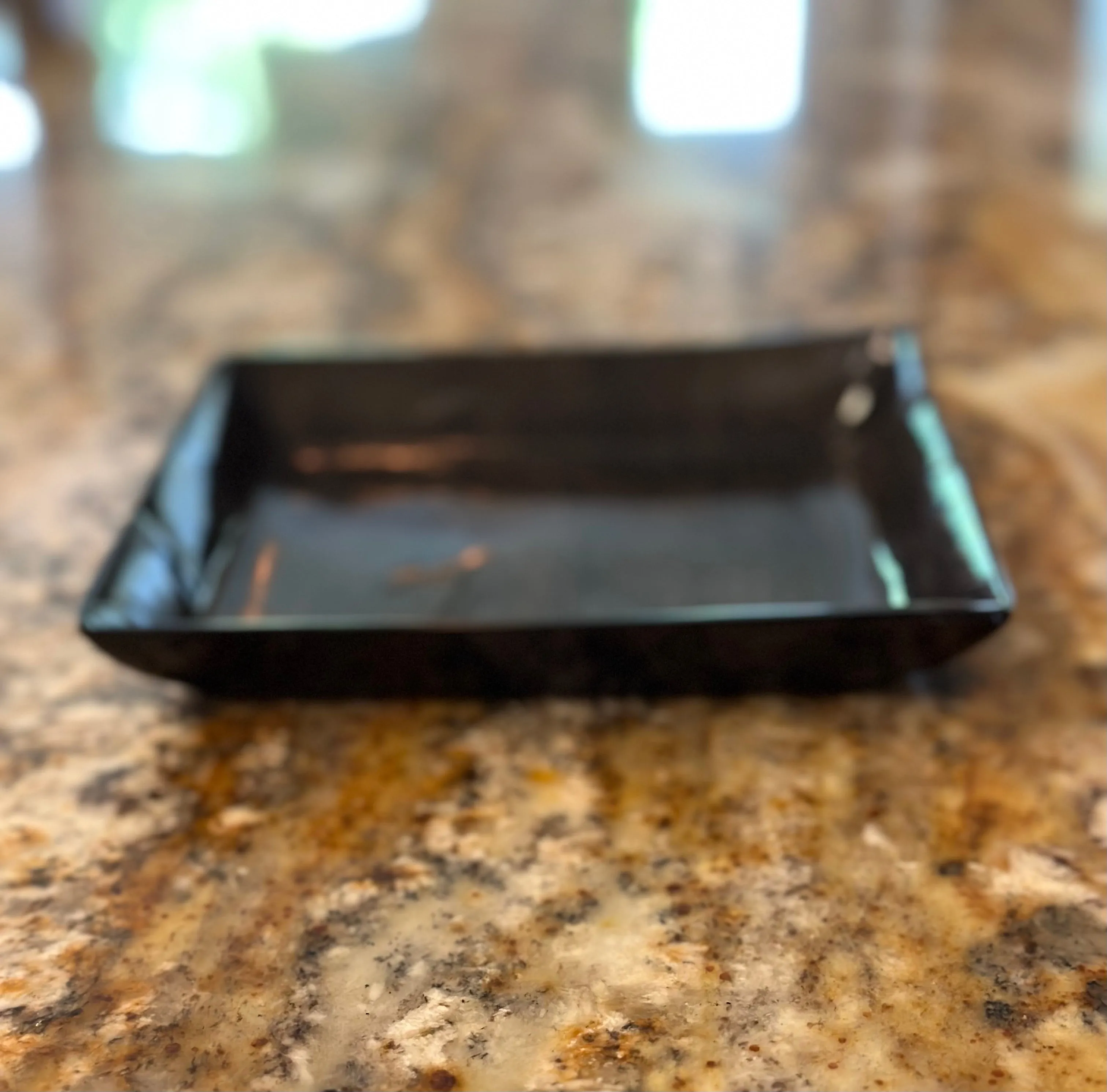 Square Ankole Cow Horn Decorative Tray