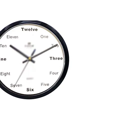 STRAW Silent Wall Clock, Non-tick Mute, Easy to Read, Creative and Stylish Decorative Clock