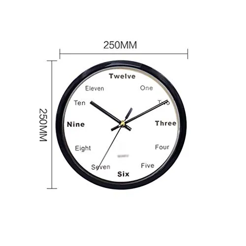STRAW Silent Wall Clock, Non-tick Mute, Easy to Read, Creative and Stylish Decorative Clock
