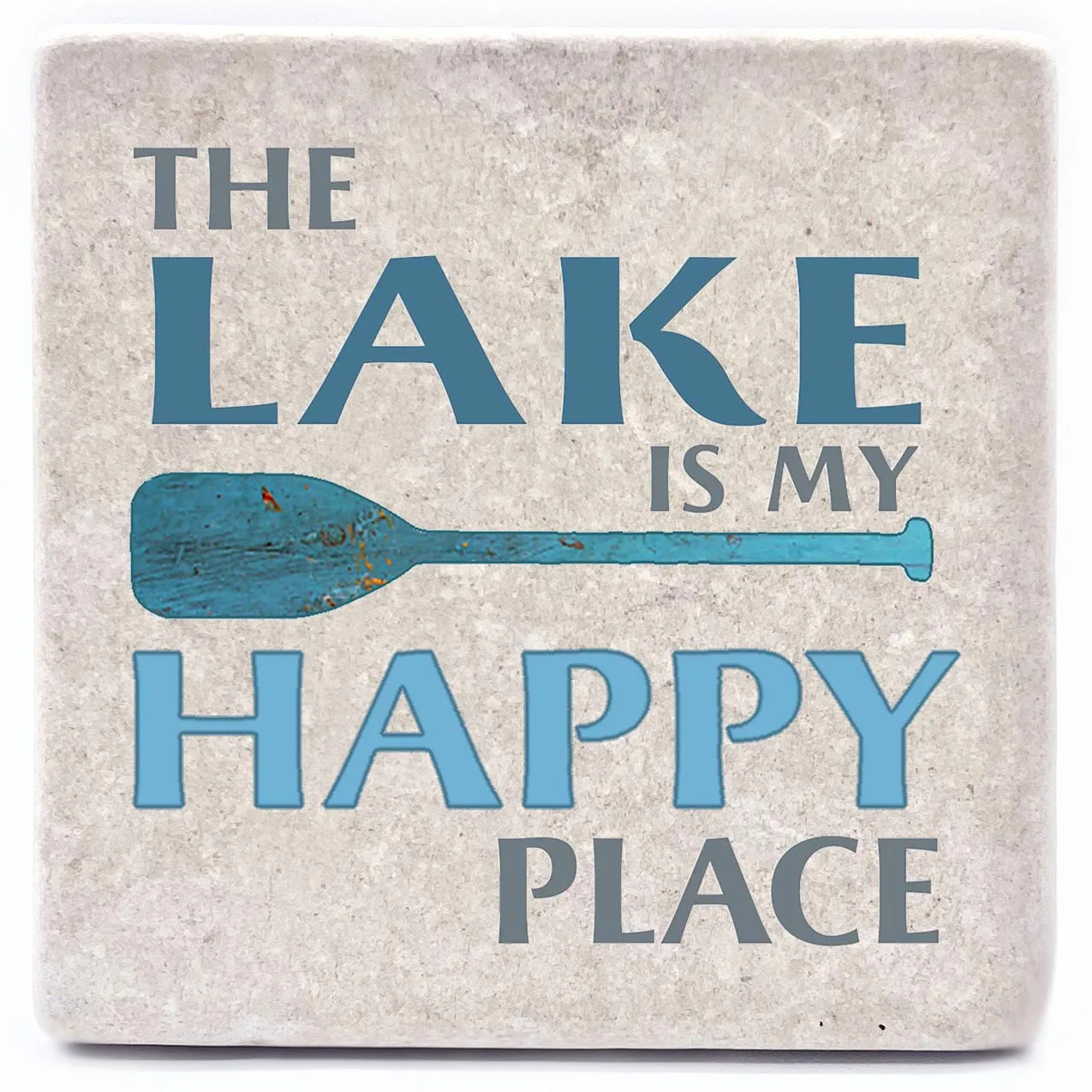 The Lake Is My Happy Place Coaster