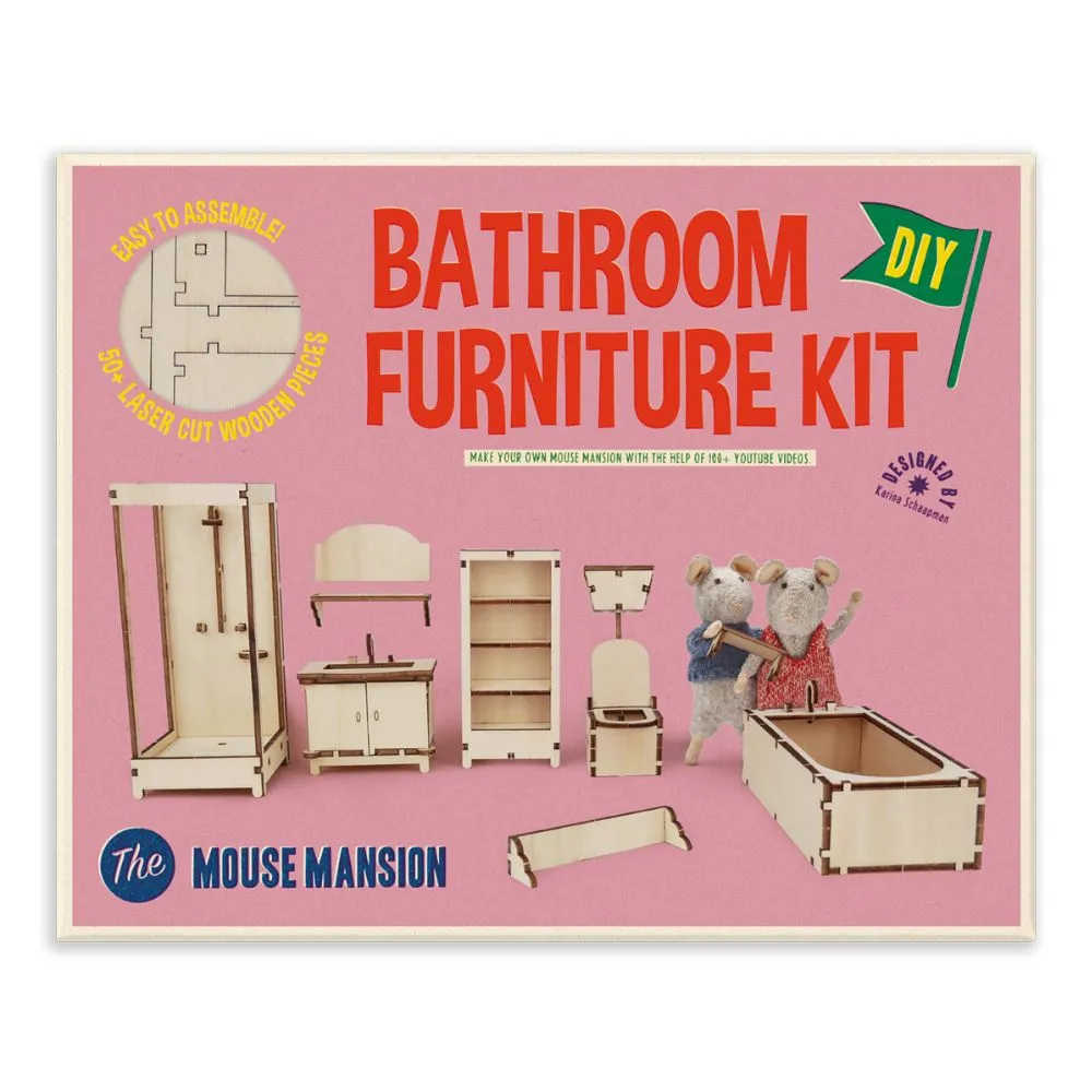 The Mouse Mansion Furniture Kit- Bathroom