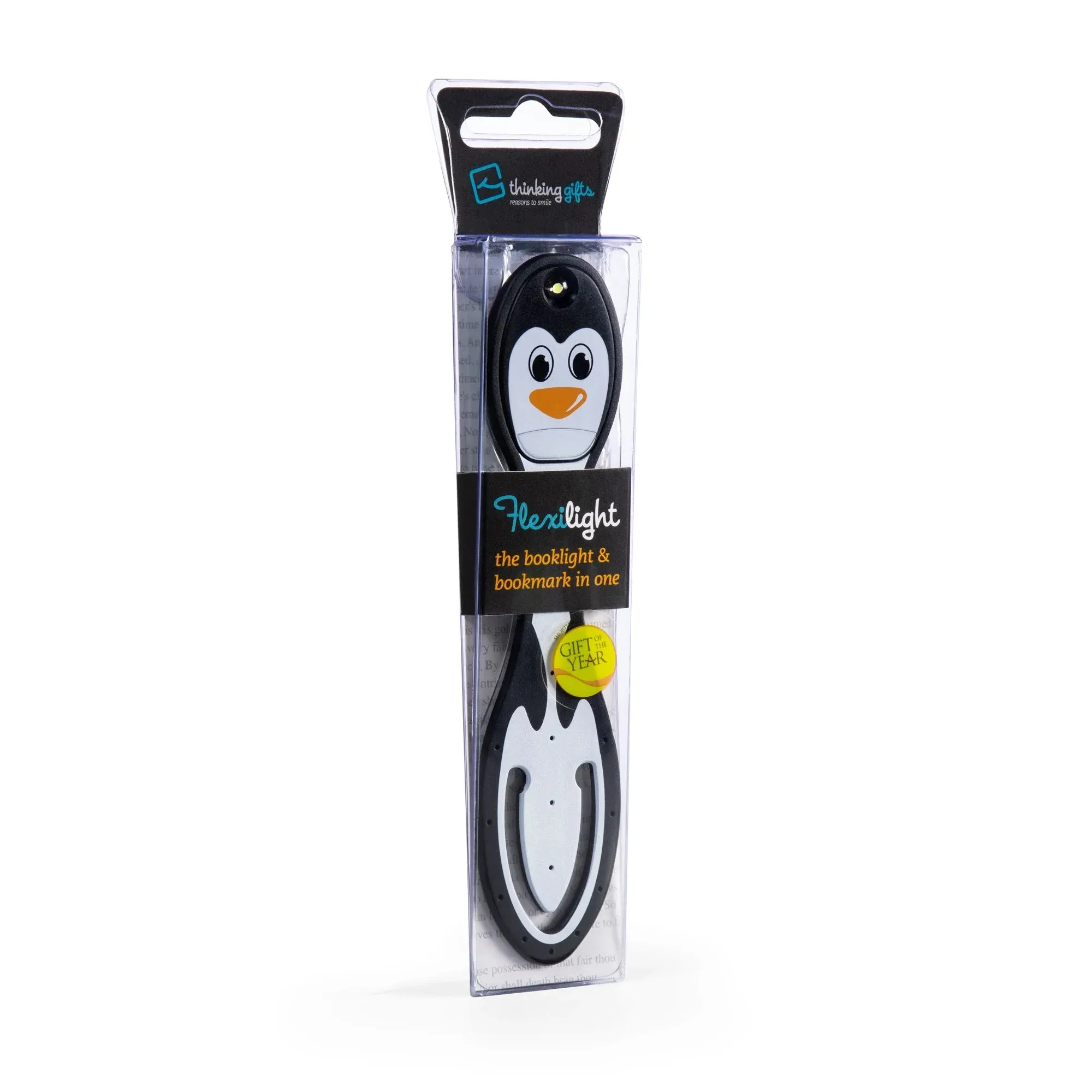Thinking Gifts 2-in-1 LED Reading Light | Clip-on Bookmark & Book Light  for Children & Adults