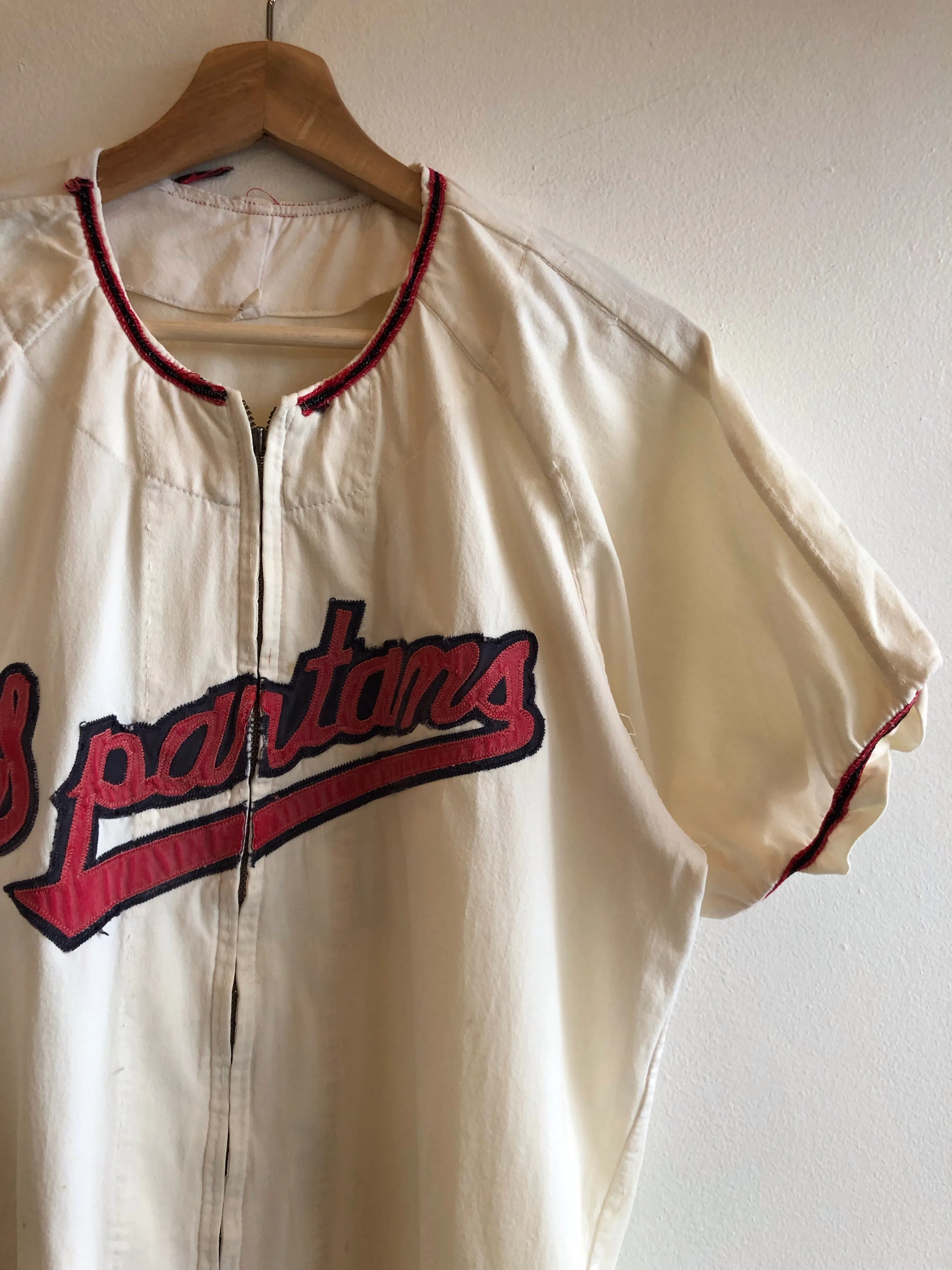Vintage 1950s Spartans Baseball Jersey