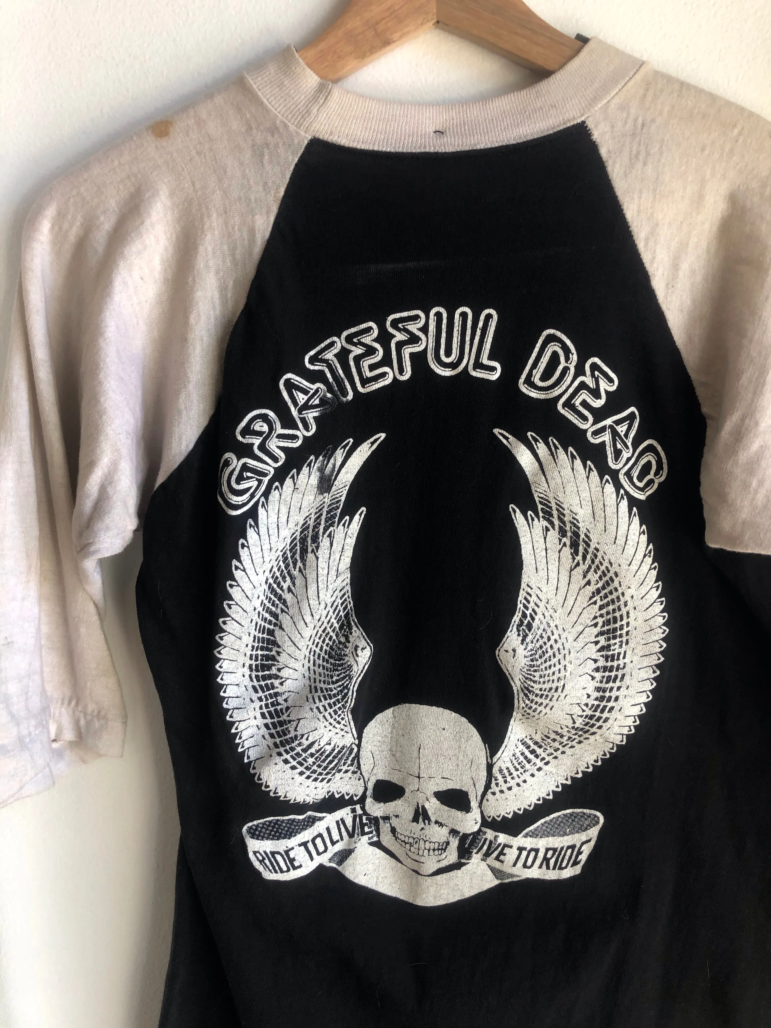 Vintage 1970s Grateful Dead Baseball Shirt