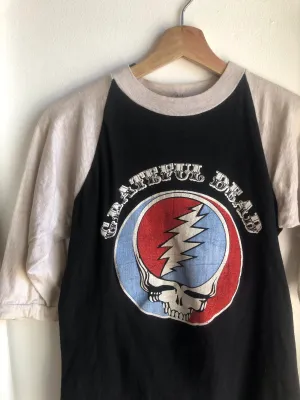 Vintage 1970s Grateful Dead Baseball Shirt